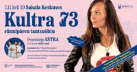 Esineja muudatus: Kultra 73. sünnipäeva tantsuõhtu (Sakala Keskus)