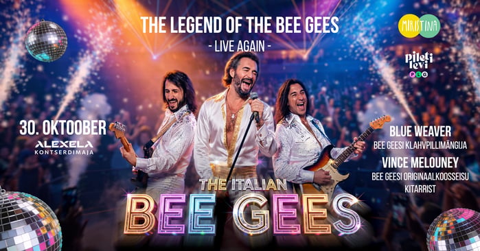 Lükkub edasi: 13.08.2026 Italian Bee Gees