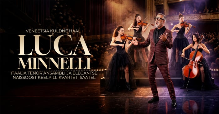Jääb ära: Luca Minnelli 30.10 Jõhvis ja 31.10 Tartus