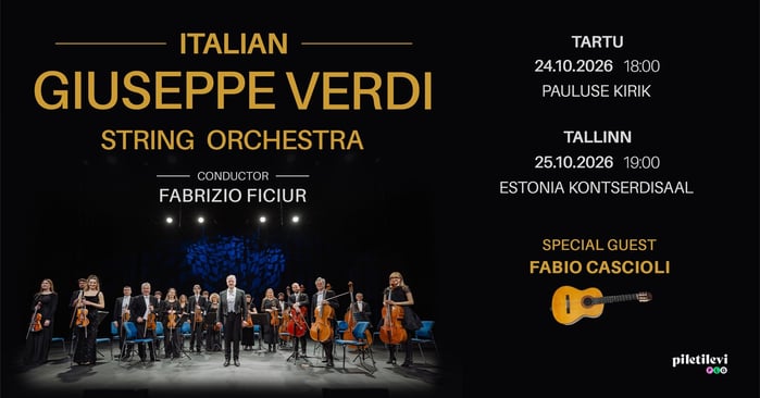 Lükkub edasi: Italian Giuseppe Verdi String Orchestra 25.10