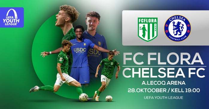 FC Flora vs Chelsea FC | UEFA Youth League | nädala pärast!