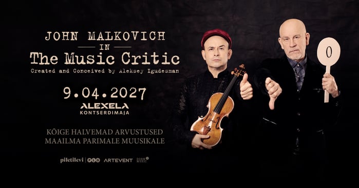 One Evening with John Malkovich in 'The Music Critic' / уже в продаже!