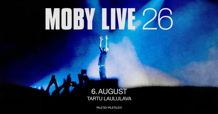 Moby kontserdi külalisartistideks on Raul Ojamaa ja Austra