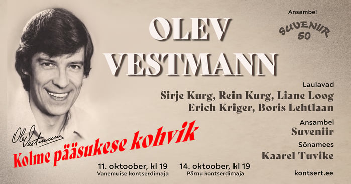 Olev Vestmann ja Suveniir 50 'Kolme pääsukese kohvik'