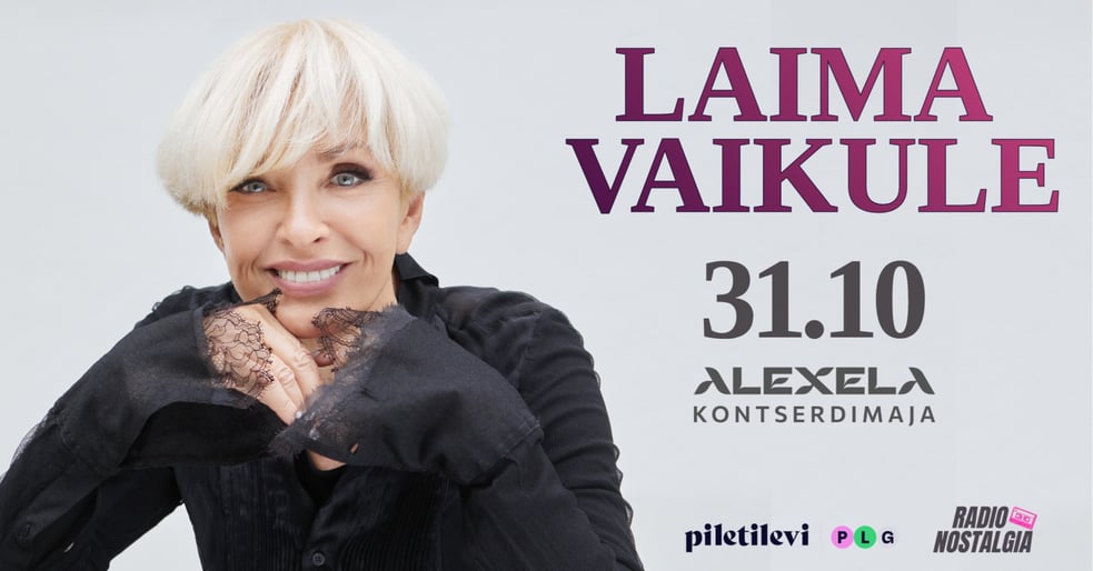 Jääb ära: Laima Vaikule 31.10