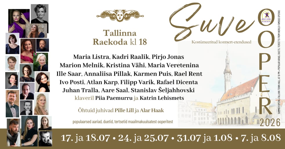 Tallinna Raekoda muutub juba sel reedel ooperiteatriks!