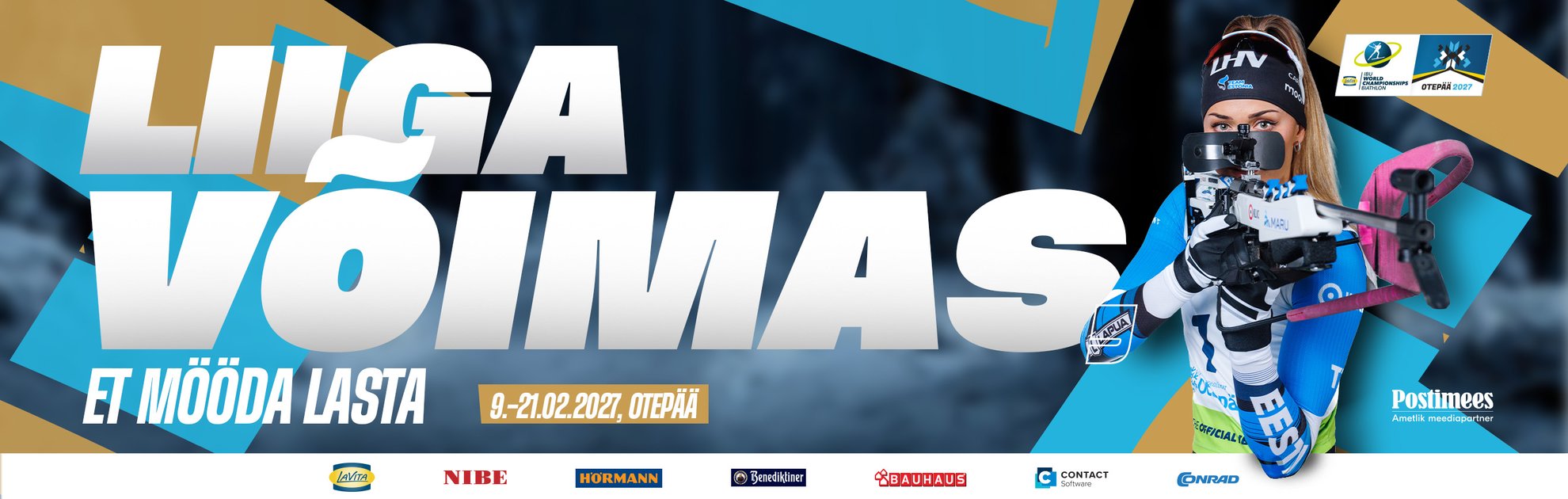 LaVita IBU World Championships Biathlon Otepää 2027
