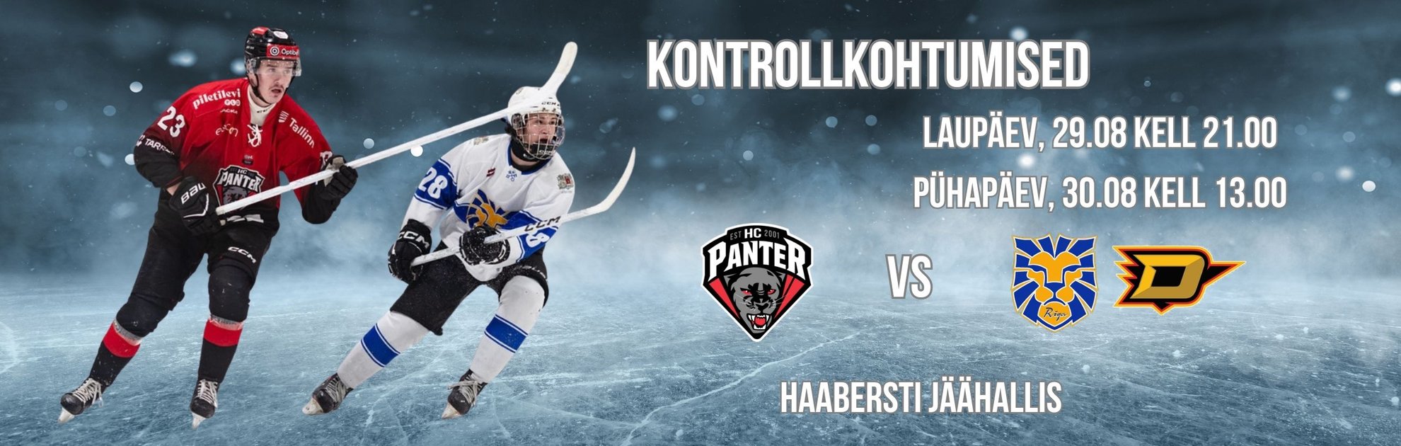 Kontrollkohtumine! HC Panter vs HS Riga