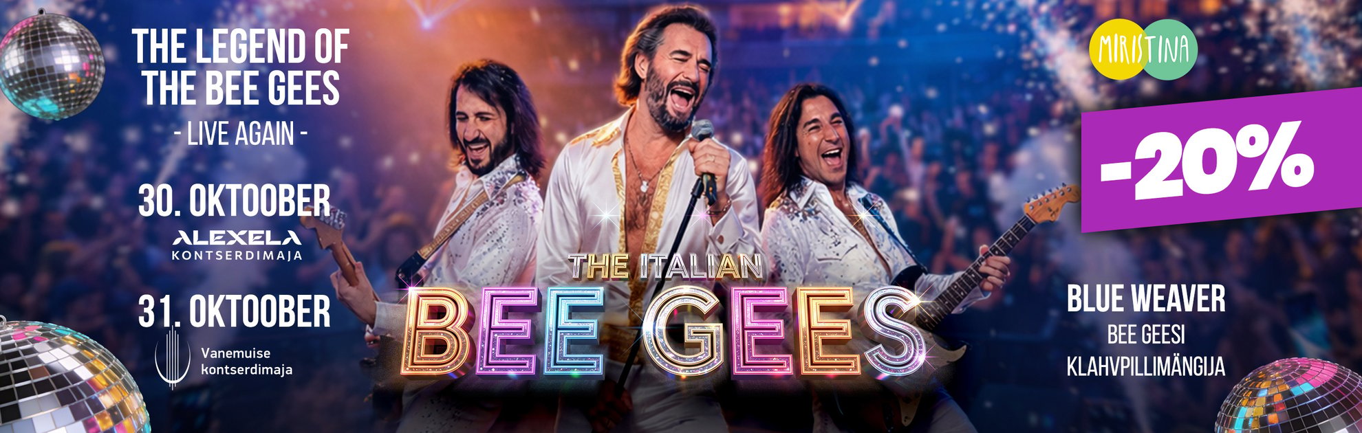 Bee Gees – Live Again (The Italian Bee Gees) / kampaania!