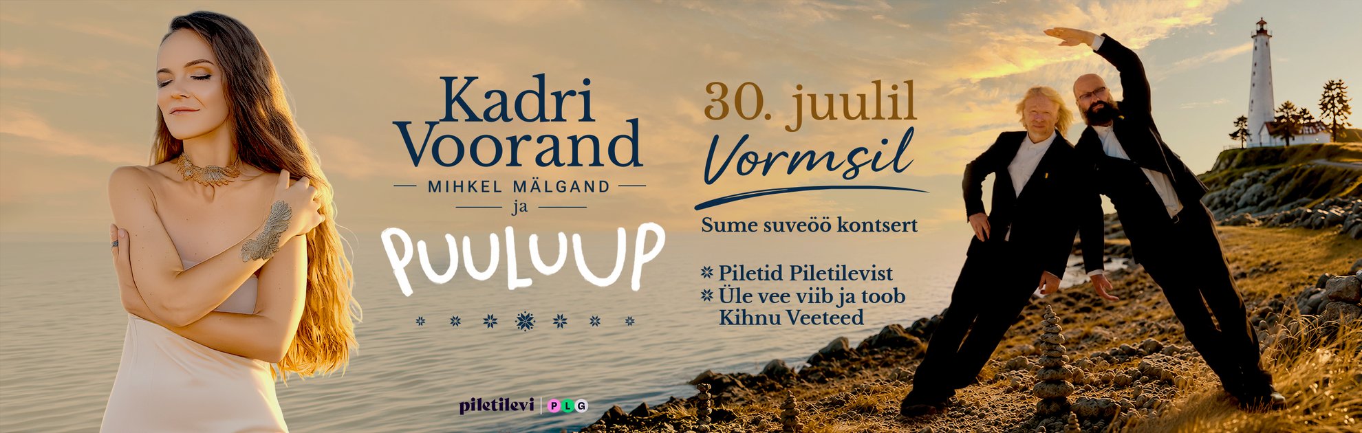 Kadri Voorand ja PUULUUP Vormsi saarel